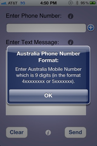 SMS Australia - Send Unlimited SMS to Australia screenshot 4