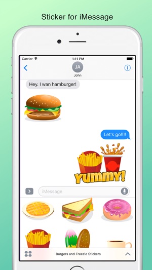 Burgers and Freezie Stickers(圖2)-速報App