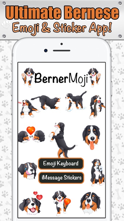BernerMoji - Bernese Mountain Dog (Berner) Emojis