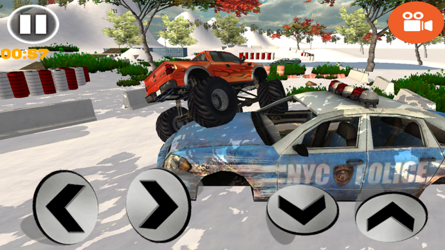 Monster Wheels Offroad Arena Parking Gam