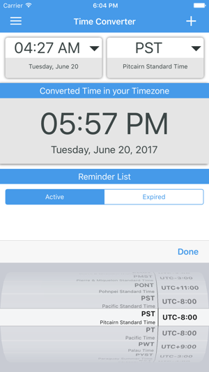 Simple Timezone Converter