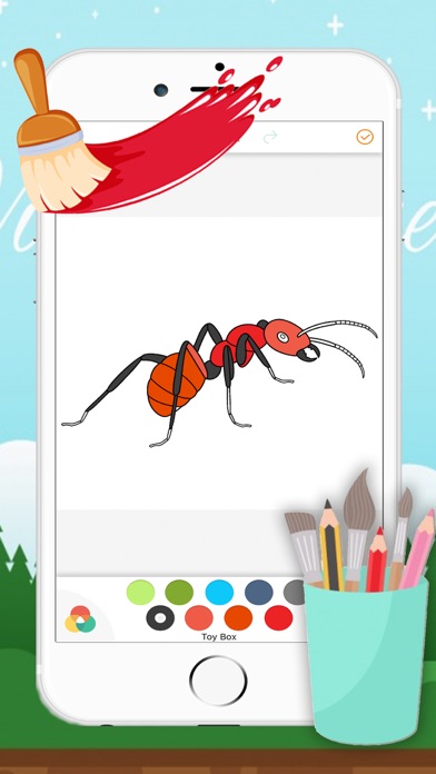 How to cancel & delete Ant Coloring Page Drawings Book for kids from iphone & ipad 4