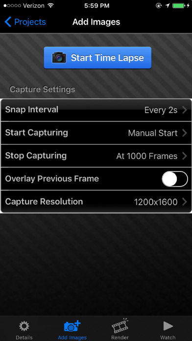 iTimeLapse Pro - Time Lapse videos Screenshot 2
