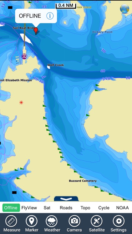 Grand Lake o the Cherokees HD - GPS Map Navigator