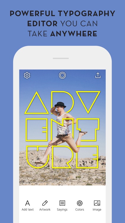 Font Candy Text on Photo Editor: Typography Design