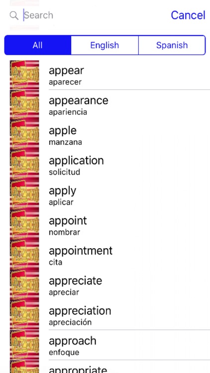 Spanish Dictionary GoldEdition screenshot-3