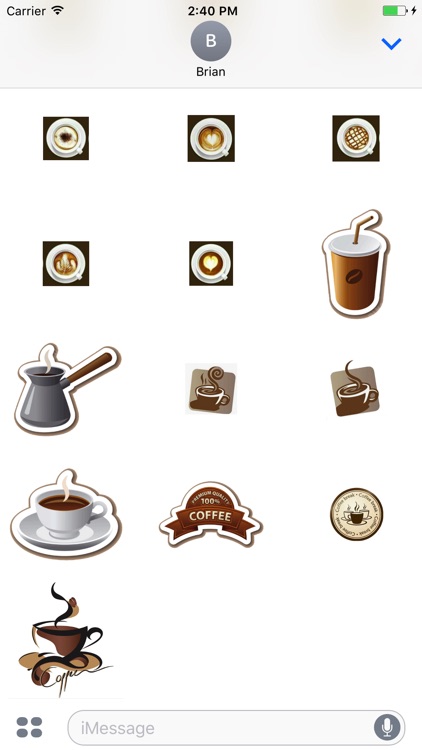 Coffee w Me Stickers
