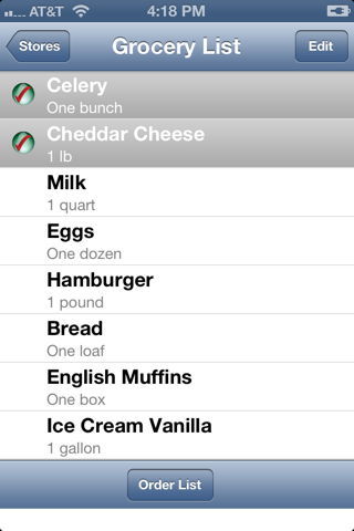 Grocery List Organizer screenshot 2