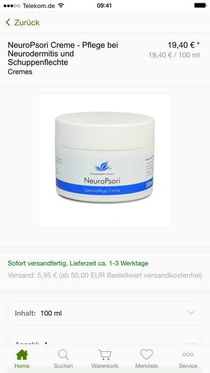 Naturprodukte Schwarz - Online shop screenshot-3