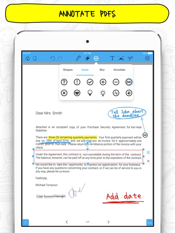 Notepad+: Take Notes, Annotate and Write on PDF