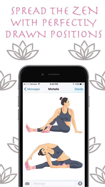 Zen Mojis - Yoga Emoji Keyboard and Stickers screenshot-4