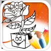 Flower Coloring Book