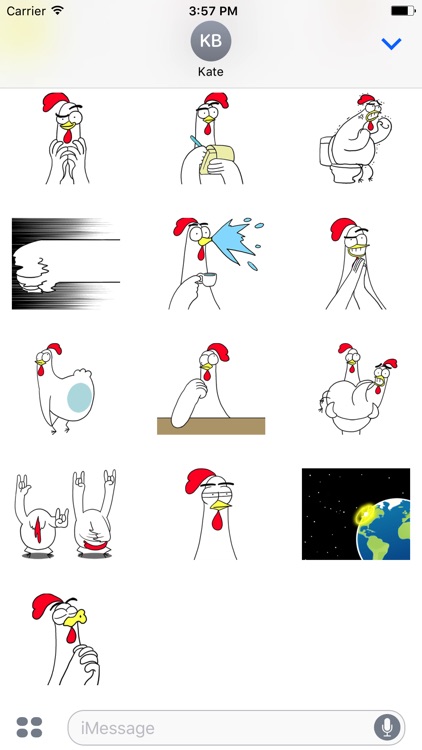Chicken Bro 8 Sticker Pack