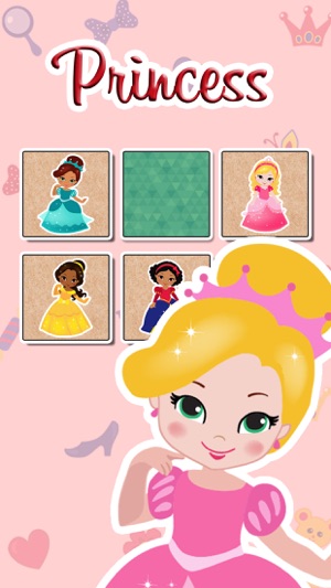 Princesses Find the Pairs Learning Game for 3 – 5(圖1)-速報App