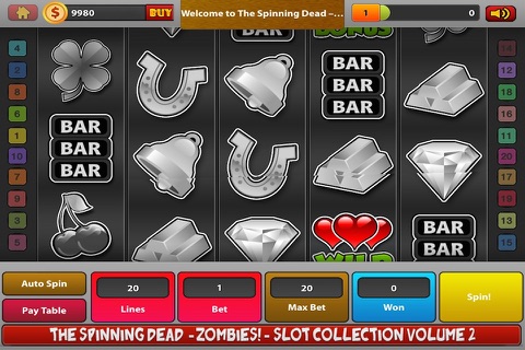 The Spinning Dead Zombies Slot Collection Volume 2 screenshot 3