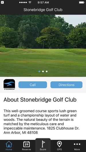 Stonebridge Golf Club - GPS and Scorecar