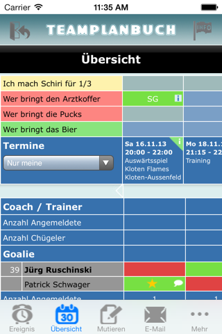 Teamplanbuch_lite screenshot 2