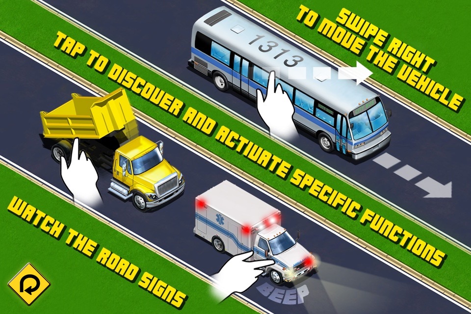 Kids Vehicles: City Trucks & Buses for the iPhone screenshot 3