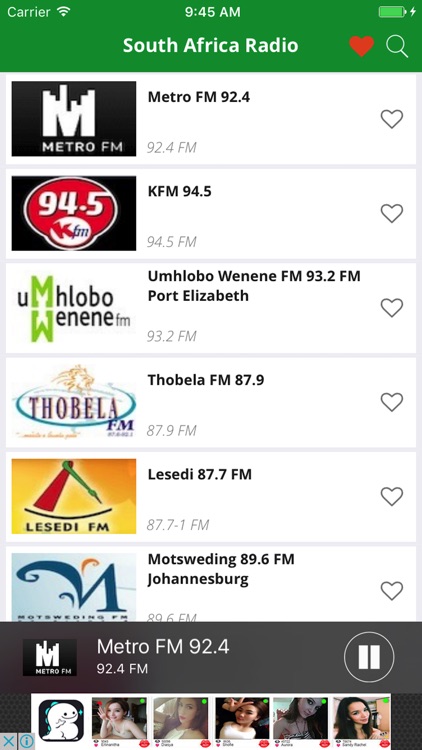South Africa Radio News, Music, Talk Show Metro FM