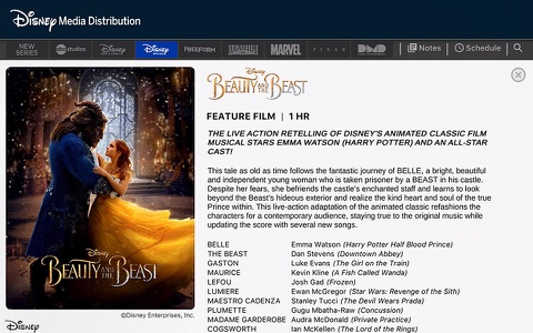 Disney Media Distribution Program Binder screenshot 2