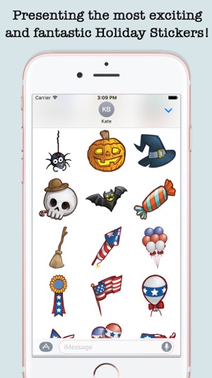 Animated Holidays Sticker Pack For iMessage(圖4)-速報App