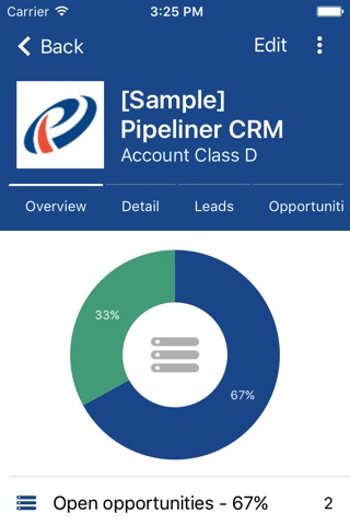 Pipeliner CRM Chronology screenshot 3