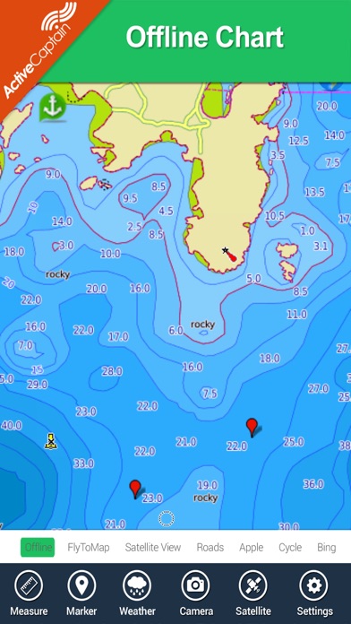Marine: Aegean Sea (South) HD - GPS Map Navigator screenshot 2