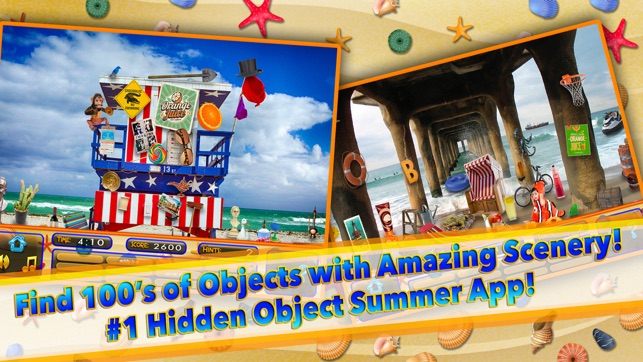 Hidden Object Summer Beach Vacation Spy Objects(圖5)-速報App