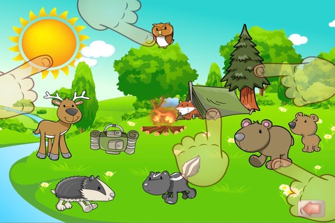 Adventureland for toddlers - explore animals screenshot 2