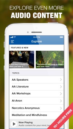 AA Audio Companion App for Alcoholics Anonymous(圖3)-速報App