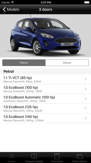 Specs for Ford Fiesta VIII 2017 edition(圖2)-速報App