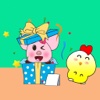 The return of Holi & Chicks - Pig & Chicken Emoji