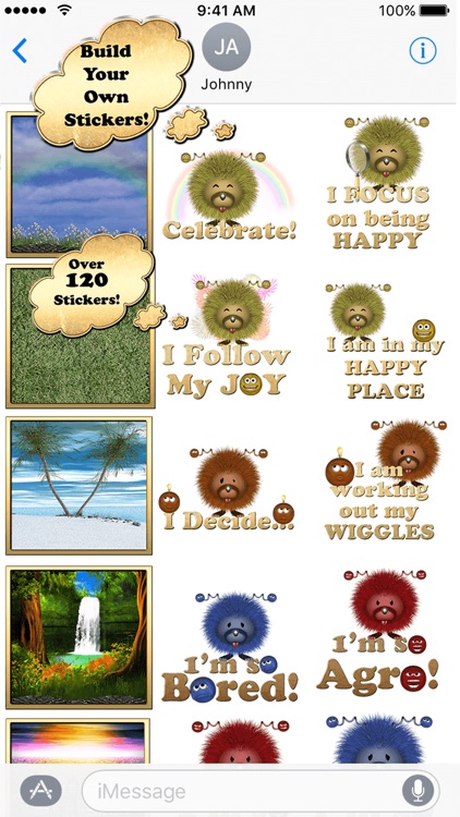 Moodzie and Emoji Sticker Pack For iMessage