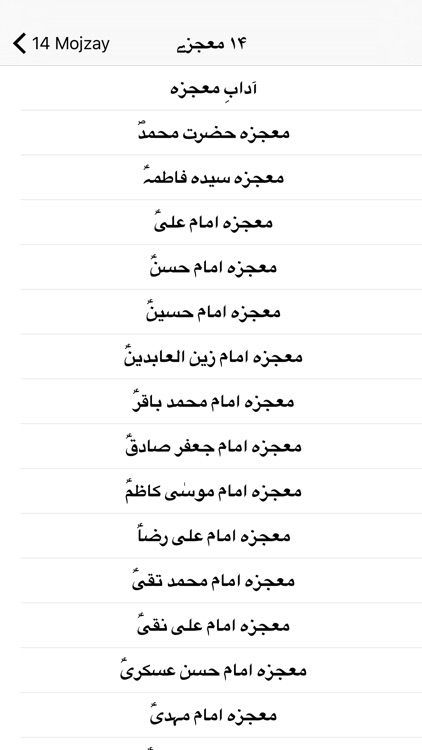 14 Mojzay urdu