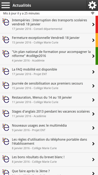 Screenshot #1 pour ENT Auvergne-Rhône-Alpes
