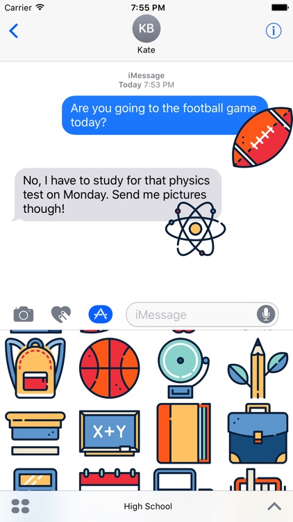 High School Sticker Pack