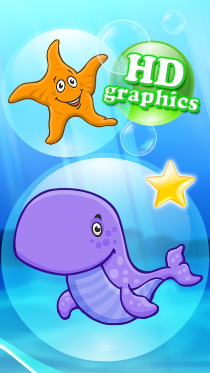 Ocean puzzle HD with colorful sea animals and fish