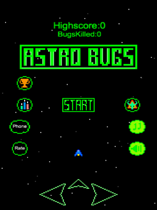 Astro Bugs, game for IOS