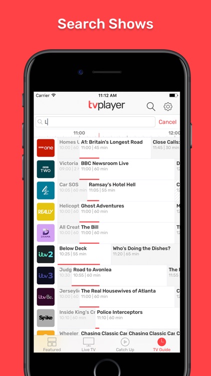 TVPlayer – watch live and catchup TV