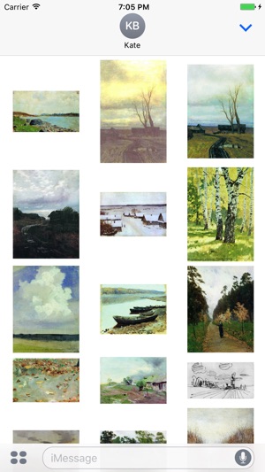 Isaac Levitan Artworks Stickers(圖1)-速報App