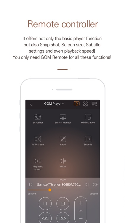 GOM Remote for GOM Player screenshot-3
