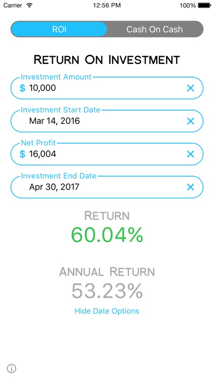 Cash On Calc - Smart, Fast, Investment Calculator screenshot-3