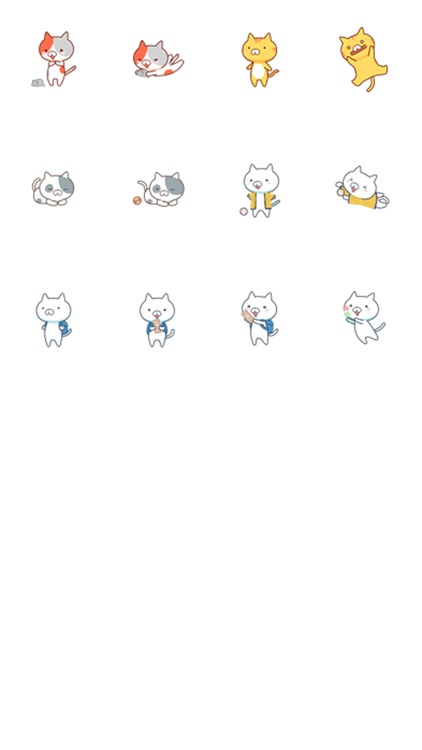 Kawaii cat stickers - useful in variety of ways screenshot-3