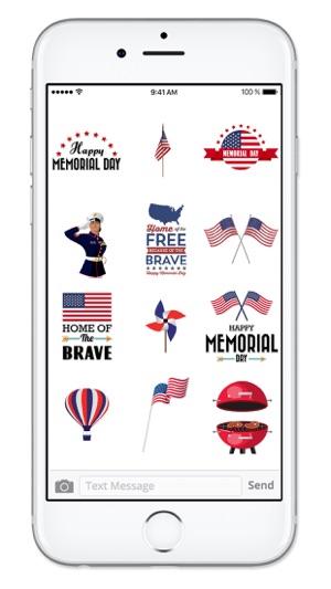 Memorial Day USA Sticker Pack(圖4)-速報App