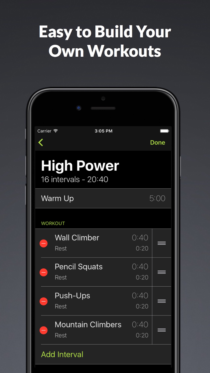 Avallo - Interval Training