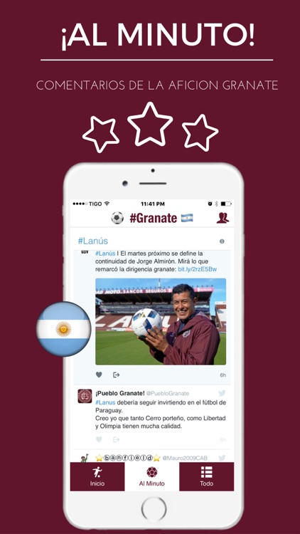 App Granate - Futbol de Lanús Argentina