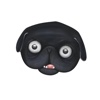 Black Pug Emoji