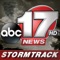 The ABC 17 Mobile Weather App includes: