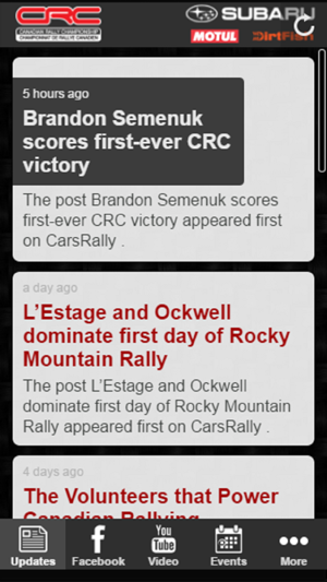 Canadian Rally Championship(圖1)-速報App