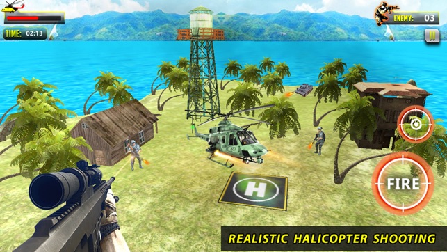 Combat Helicopter Shooting : Extreme Fighting Game(圖1)-速報App